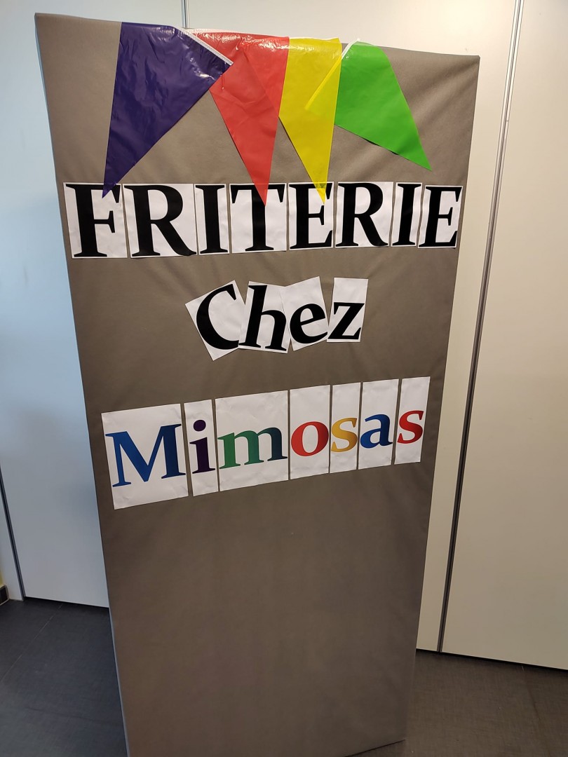 Comme à la friterie...